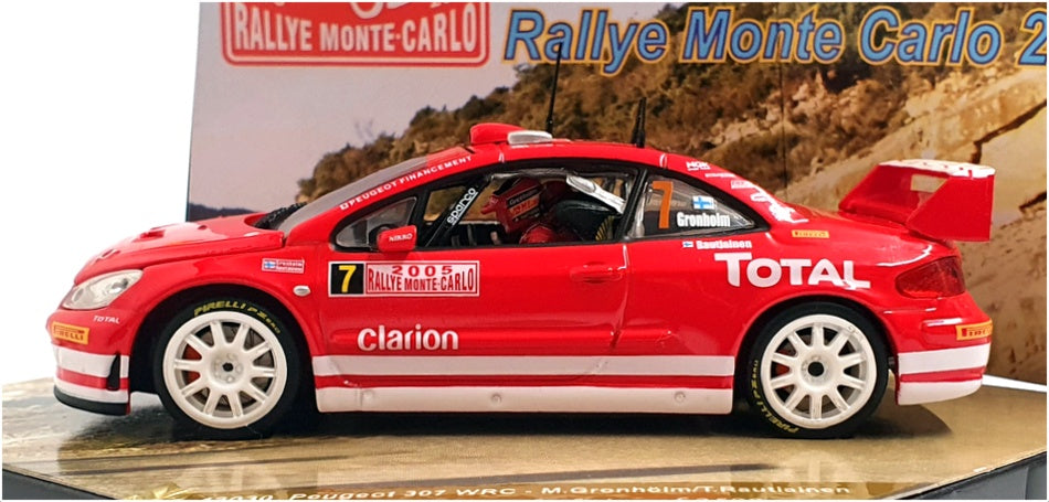 Vitesse 1/43 Scale 43030 - Peugeot 307 WRC Monte Carlo 2005 - Red