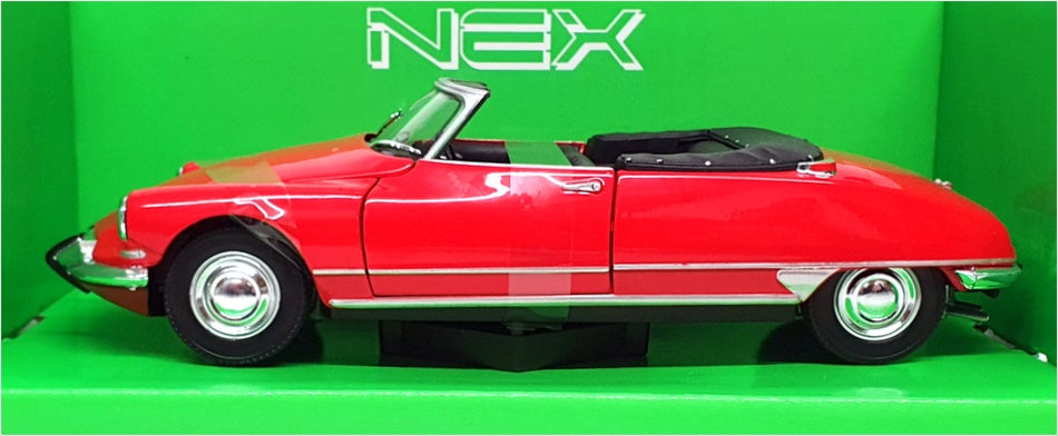 Welly NEX 1/24 Scale Diecast 22506CW - Citroen DS 19 Cabriolet - Red