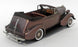 Brooklin 1/43 Scale PC02 - 1937 Pontiac Deluxe 6 4Dr Convertible Sedan - Brown