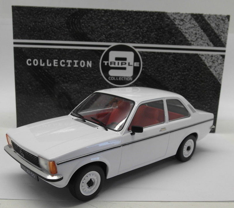 Triple9 1/18 Scale T9-1800120 Opel Kadett C2 2 Door 1977 White Model Car