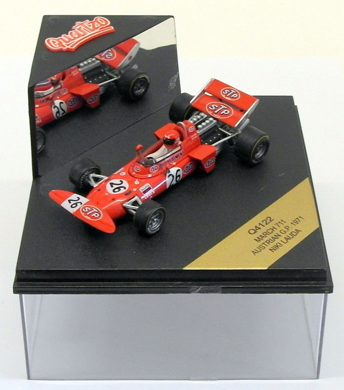 Quartzo 1/43 Scale Q4122 - F1 March 711 - Austrian GP 1971 #26 N.Lauda