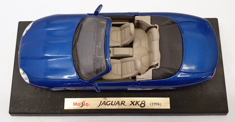 Maisto 1/18 Scale Diecast 31836 - 1996 Jaguar XK8 Convertible - Blue