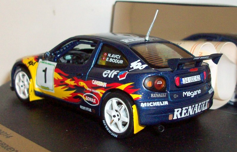 Vitesse 1/43 Scale - SKM99014 Renault Megane Maxi Turquey Hebros rally 1998