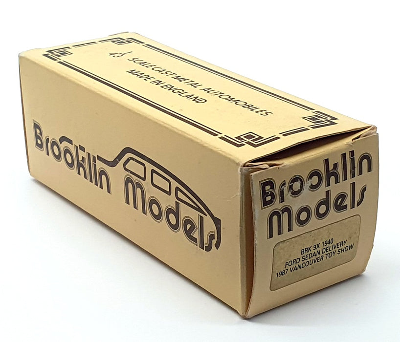 Brooklin 1/43 Scale BRK9X 010A - 1940 Ford Sedan Delivery Vancouver 1 Of 100
