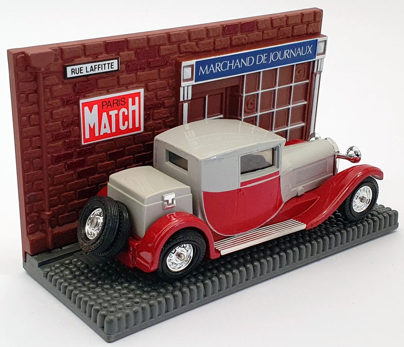 Matchbox Appx 10cm Long Diecast Y-24 - 1927 Bugatti T44 - Red/Grey