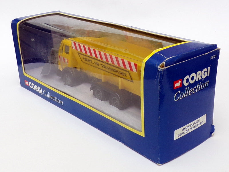 Corgi 21cm Long Diecast 59001 - Mercedes Benz Snow Plough - Yellow