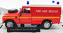 Cararama 1/43 Model 553940 - Land Rover Series 3 109 Hard Top Fire & Rescue