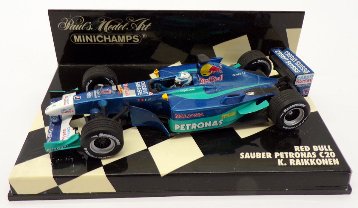 Minichamps 1/43 Scale 400 010017 - F1 Sauber Petronas C20 - #17 K.Raikkonen