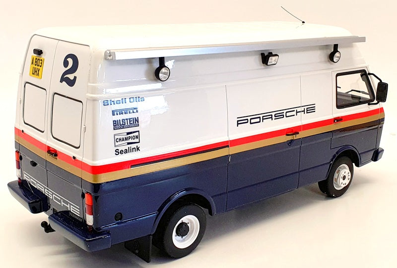 Otto Mobile 1/18 Scale OT907 - Volkswagen LT35 Van Porsche Assistance 1985