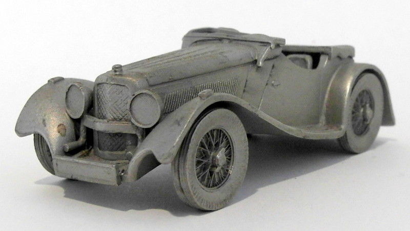 Danbury Mint Pewter - approx 1/43 scale - 1936 Jaguar SS/100