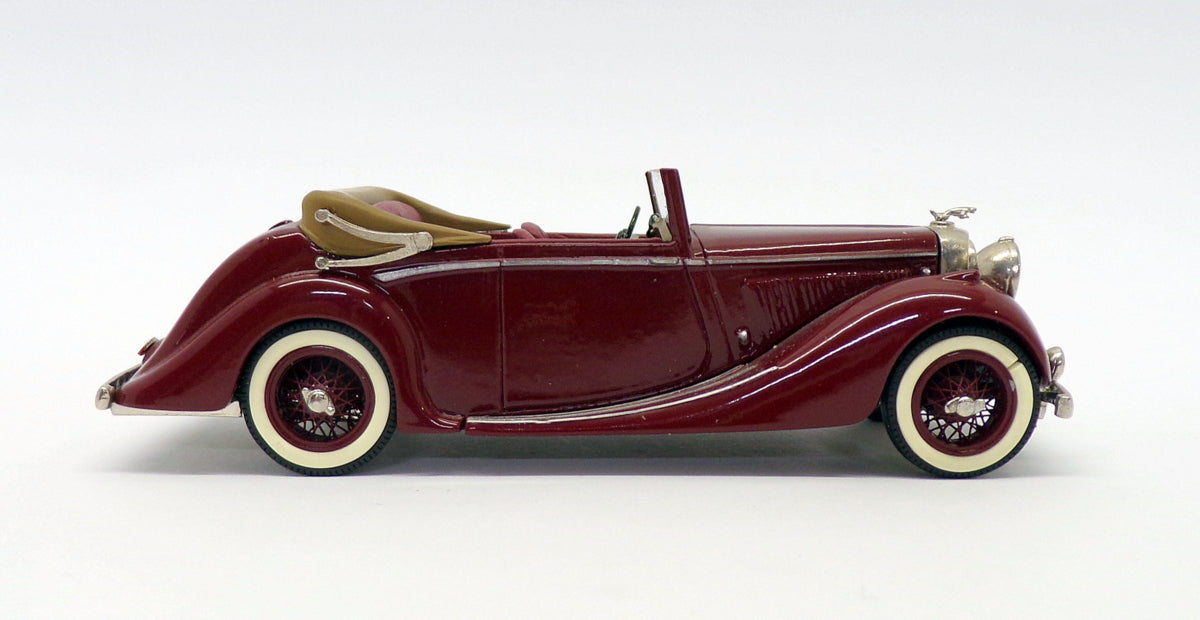 Minimarque 43 1/43 Scale No.2A - 1947 Jaguar 3.5L DHC Open - Maroon