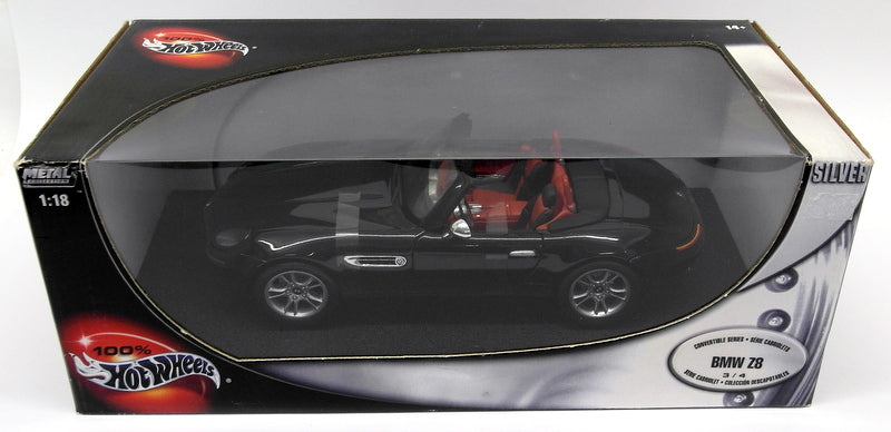 Hot Wheels 1/18 Scale - 54576 BMW Z8 Roadster - Black