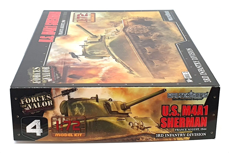 Forces Of Valor 1/72 Scale Kit 873004A - US M4A1 Sherman Tank - France 1944