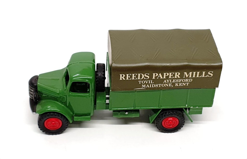 B&B Models 1/60 Scale No.82A/8 Bedford OB 3T GS Canopy Truck - Reeds Paper Mill