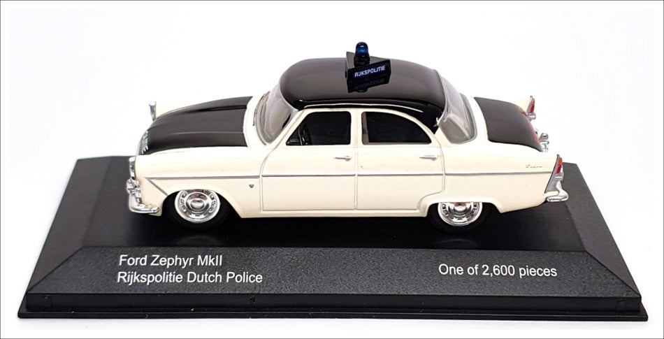 Vanguards 1/43 Scale VA06103 - Ford Zephyr Mk2 - Rijkspolitie Dutch Police