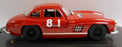 Bang 1/43 Scale Metal Model - 7100 MERCEDES 300 SL TOUR DE FRANCE RED