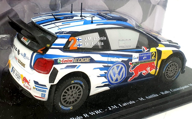 Altaya 1/24 Scale Diecast AL5122C - Volkswagen Polo R WRC J.M.Latvala #2 2016