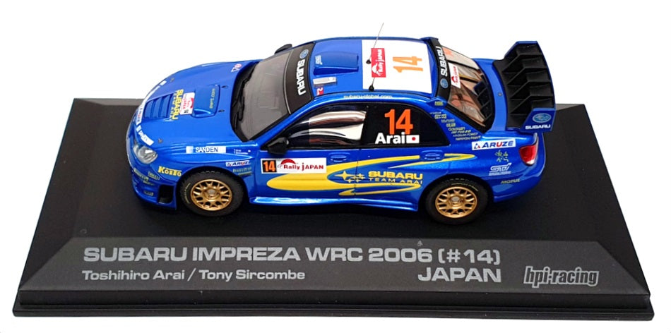 HPI Racing 1/43 Scale 947 - Subaru Impreza WRC 2006 Japan #14
