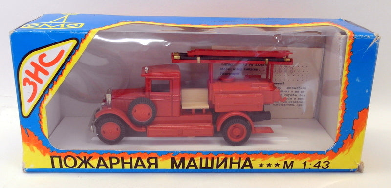 OMO Russian 1/43Scale Diecast - No.2 IIM3-2 3NC-5 1937 r Vintage Fire Engine
