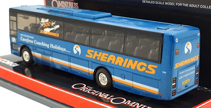 Corgi 1/76 Scale 42715 Van Hool Alizee (With Aircon) Sheerings (500TH) Blue