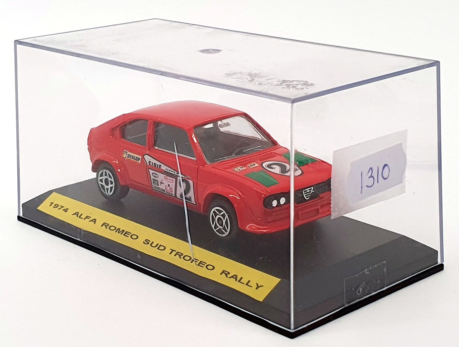 Solido 1/43 Scale 1310 - 1974 Alfa Romeo Sud Trofeo Rally - #2 Red