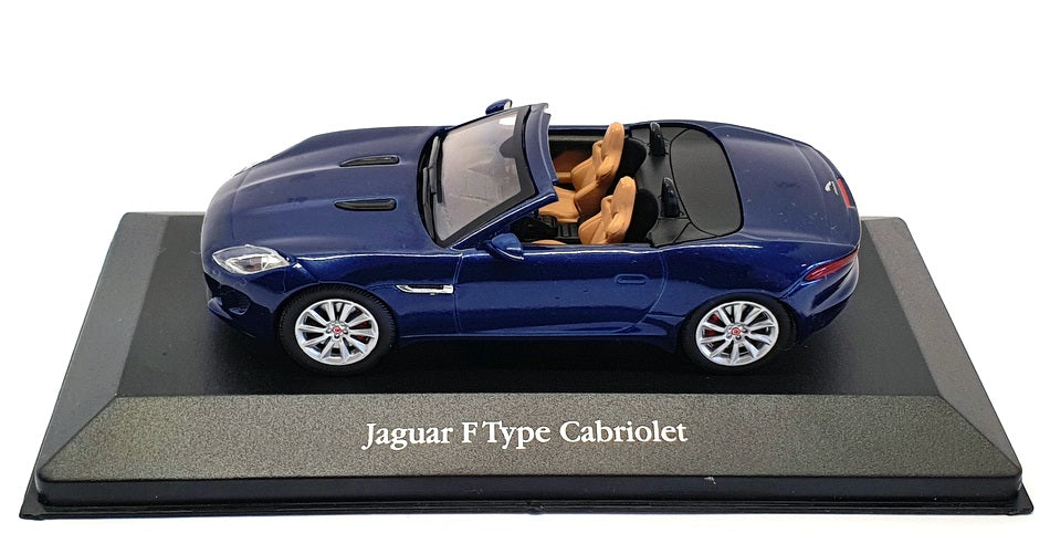 Atlas Editions 1/43 Scale 4 641 131 - Jaguar F Type Cabriolet - Blue