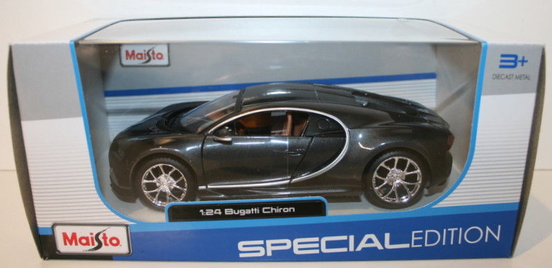 Maisto 1/24 Scale 31514G - Bugatti Chiron - Metallic Grey