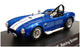 Kyosho 1/43 Scale 03019MBL - Shelby Cobra 427S/C Racing Screen - Met Blue
