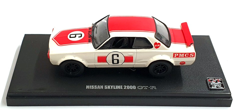 Kyosho 1/43 Scale 03022R - Nissan Skyline 2000GTR Racing - Red #6