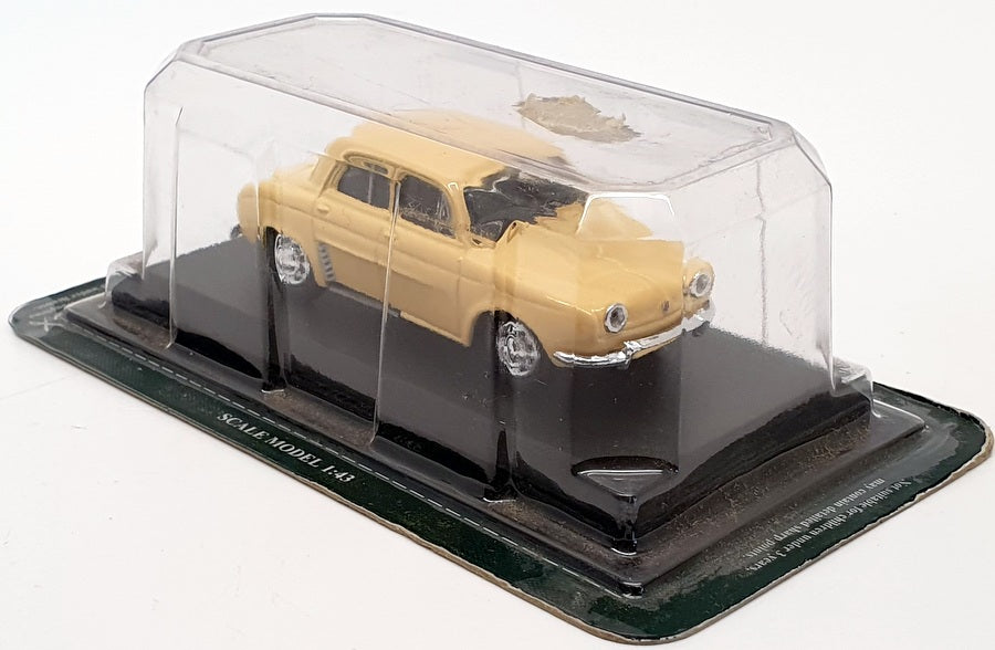 Altaya 1/43 Scale Model Car AL51020F - Renault Dauphine - Pale Yellow