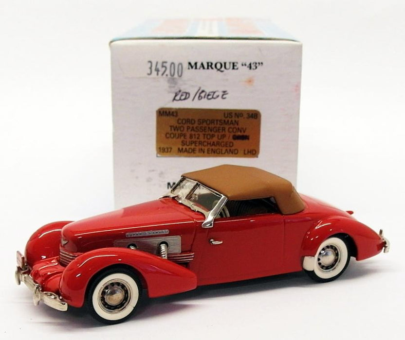 Minimarque 43 1/43 Scale US34B - 1937 Cord Sportsman Coupe 812 Supercharged