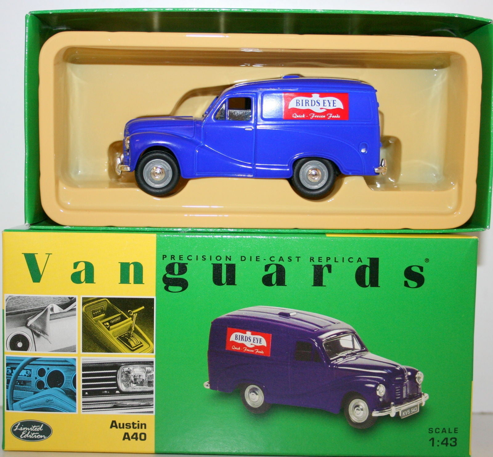Vanguards 1/43 Scale VA00317 - Austin A40 Van - Birds Eye