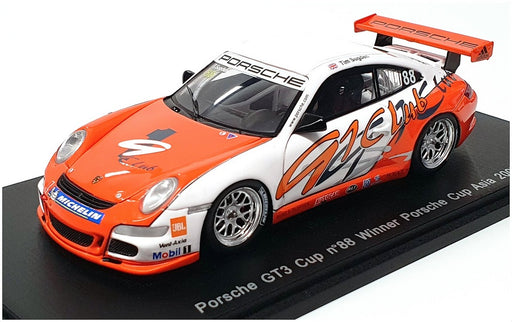 Spark 1/43 Scale S1906 - Porsche GT3 Cup #88 Winner Porsche Cup Asia 2007