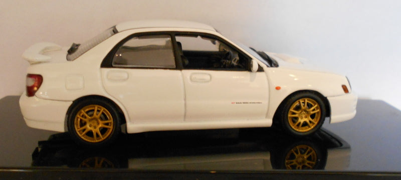 AutoArt 1/43 Scale Diecast AA58641 SUBARU NEW AGE IMPREZA WRX STI 2001 WHITE