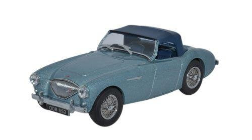 Oxford Diecast 1/43 Scale AH1001 - Austin Healey 100 BN1 - Healey Blue