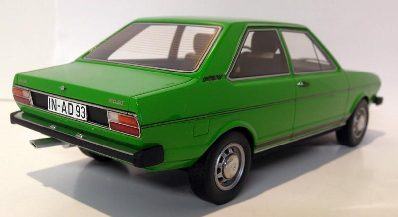 Bos 1/18 Scale resin - 193562 Audi 80 GT Hell Green 1973 Model Car