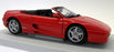 UT Models 1/18 Scale Diecast - 22106 Ferrari F355 Spider 1994 Red Black Interior