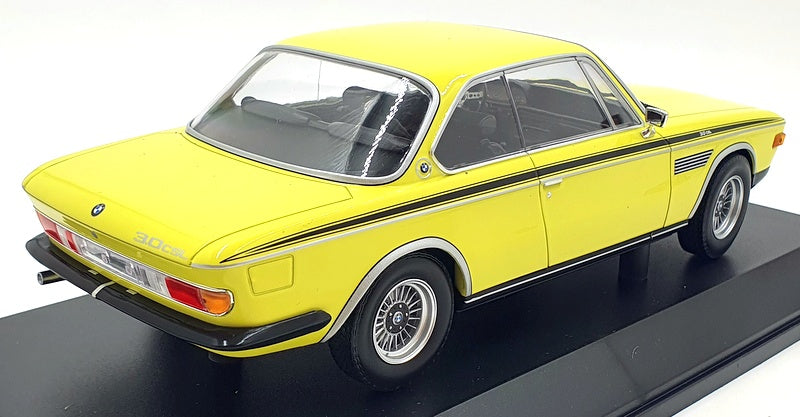 Minichamps 1/18 Scale Diecast 155 028130 - BMW 3.0 CSL 1971 - Yellow