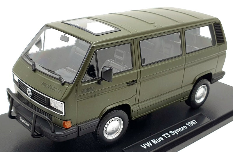 KK Scale 1/18 Scale Diecast KKDC180963 VW Bus T3 Syncro 1987 - Green