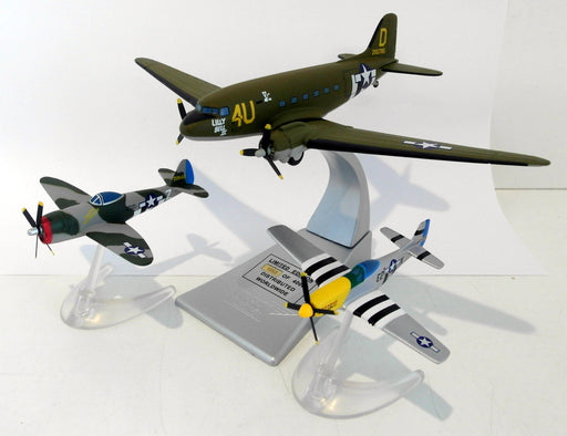 Corgi 1/144 AA99148 D-Day Set Douglas C-47 Thunderbolt Mustang