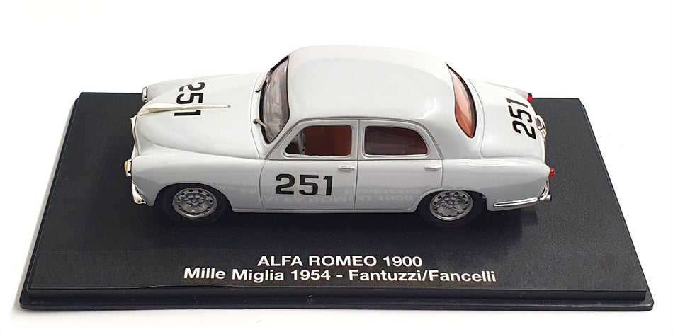 M4 Models 1/43 Scale 7176 - Alfa Romeo 1900 Mille Miglia 1954 - Lt Grey