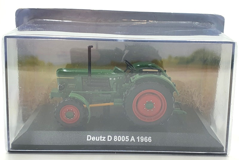 Hachette 1/43 Scale Model Tractor HL06 - 1966 Deutz D 8005 A - Green