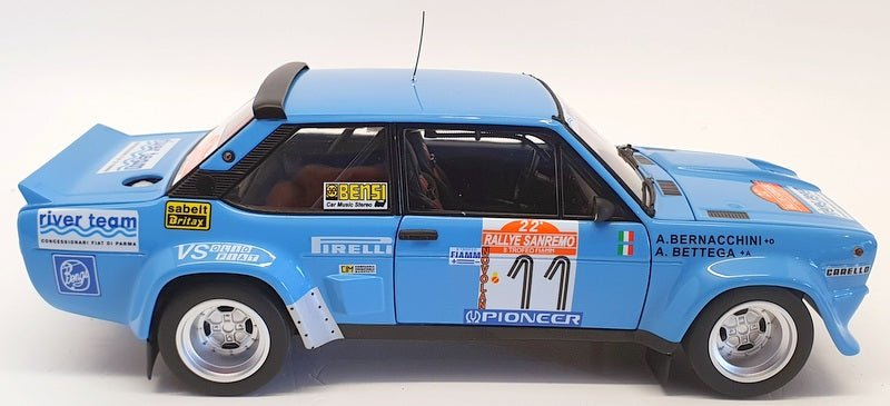 Kyosho 1/18 Scale Model Car 08376C - Fiat 131 Abarth 1983 Sanremo Rally