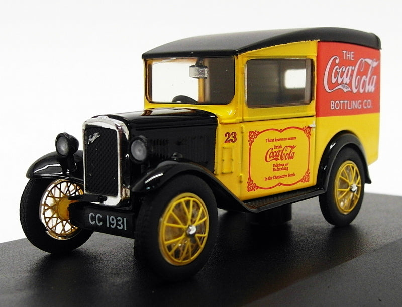 Oxford Diecast 1/43 Scale 43ASV008CC - Austin Seven Van - Coca Cola