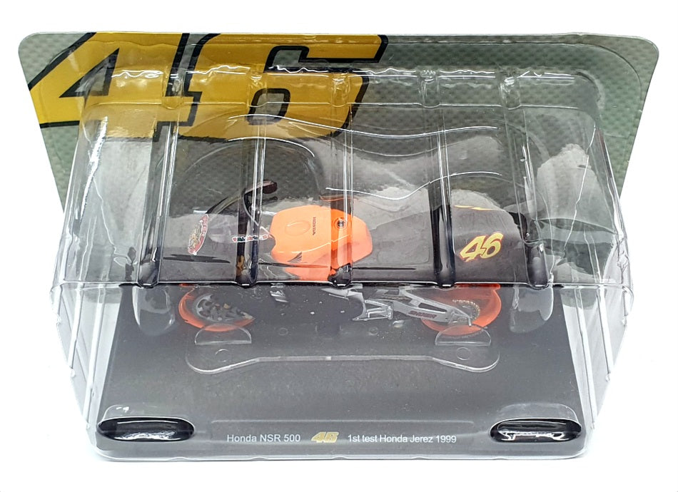 Altaya 1/18 Scale FFR59 - Honda NSR 500 - #46 1st Test Honda Jerez 1999 Rossi