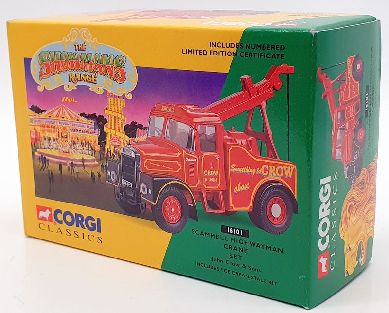 CORGI 1/50 Scale 16101 - Scammell Highwayman Crane Set Showmans Range John Crow