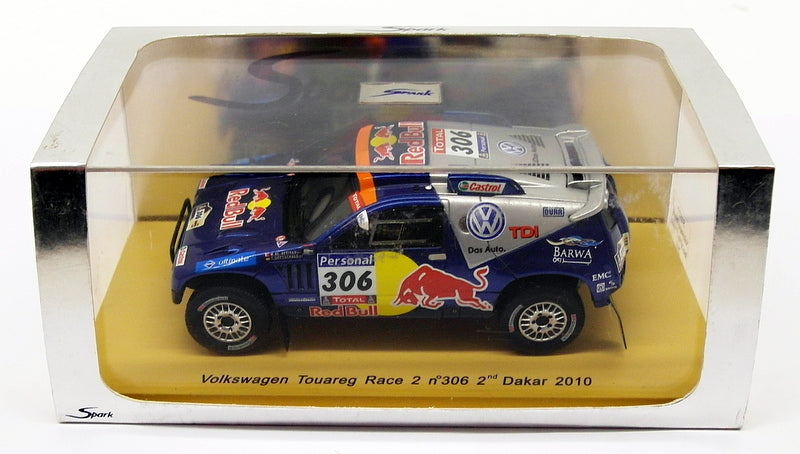 Spark 1/43 Scale S0827 - Volkswagen Touareg Race 2 - #306  2010