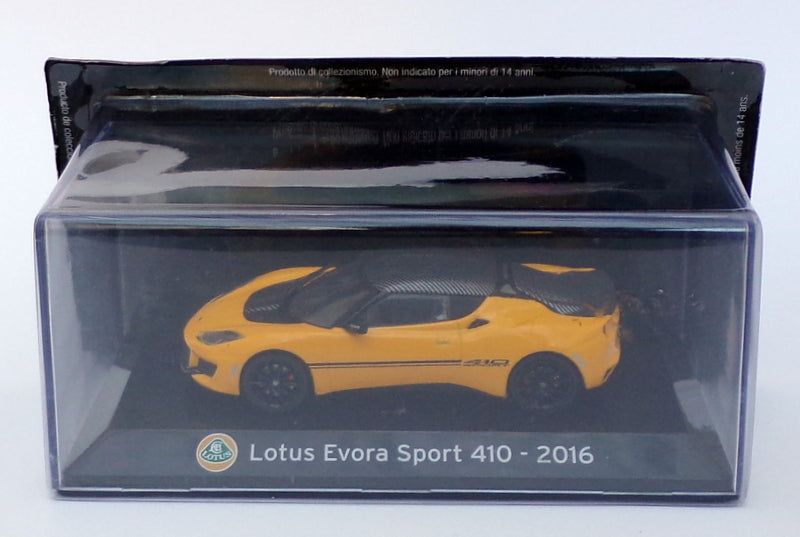 Altaya 1/43 Scale AT26320P - 2016 Lotus Evora Sport 410 - Yellow