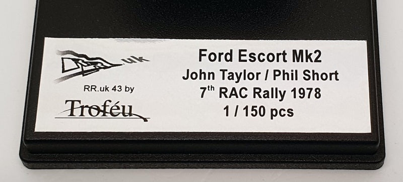 Trofeu 1/43 Scale RR.uk43 - Ford Escort Mk2 - 7th RAC Rally 1978