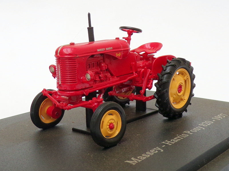 Hachette 1/43 Scale Model Tractor HT098 - 1957 Massey Harris Pony 820 - Red